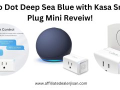 Echo Dot Deep Sea Blue with Kasa Smart Plug Mini Reveiw