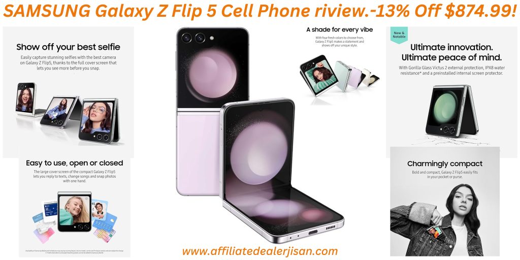 SAMSUNG Galaxy Z Flip 5 Cell Phone riview