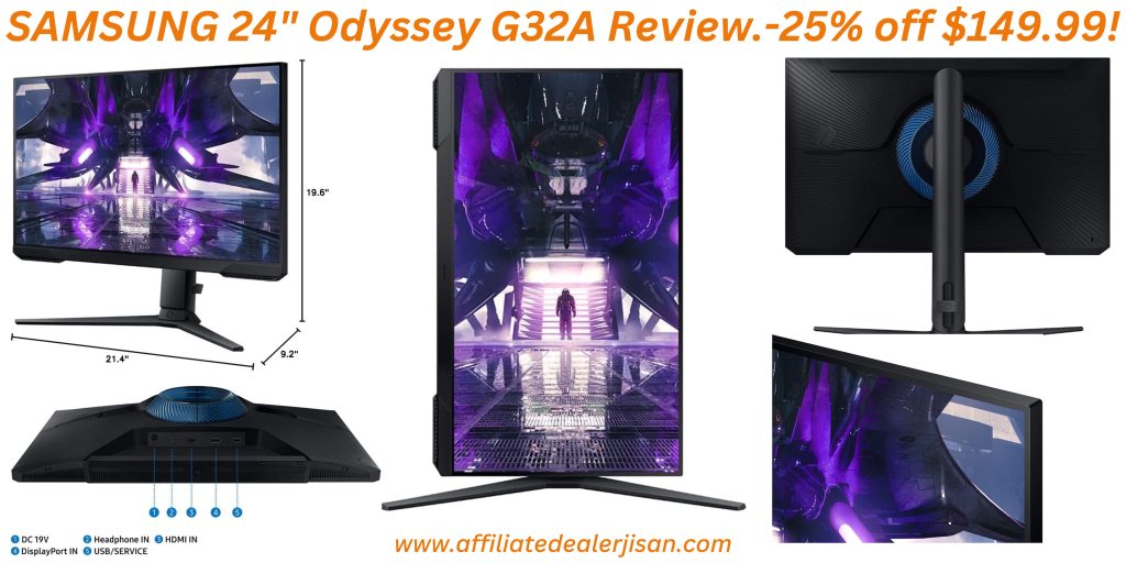 SAMSUNG 24" Odyssey G32A Review