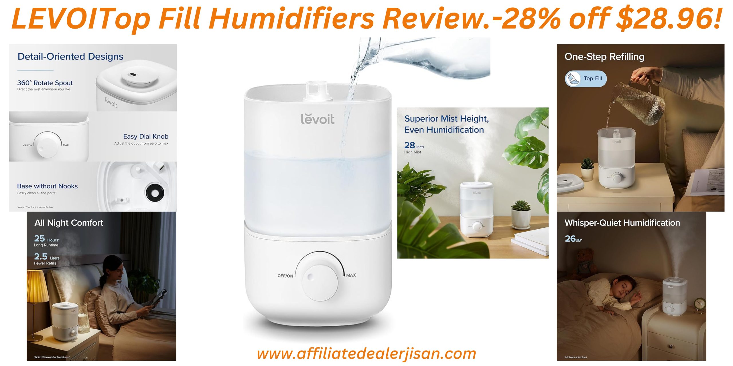 LEVOITop Fill Humidifiers Review