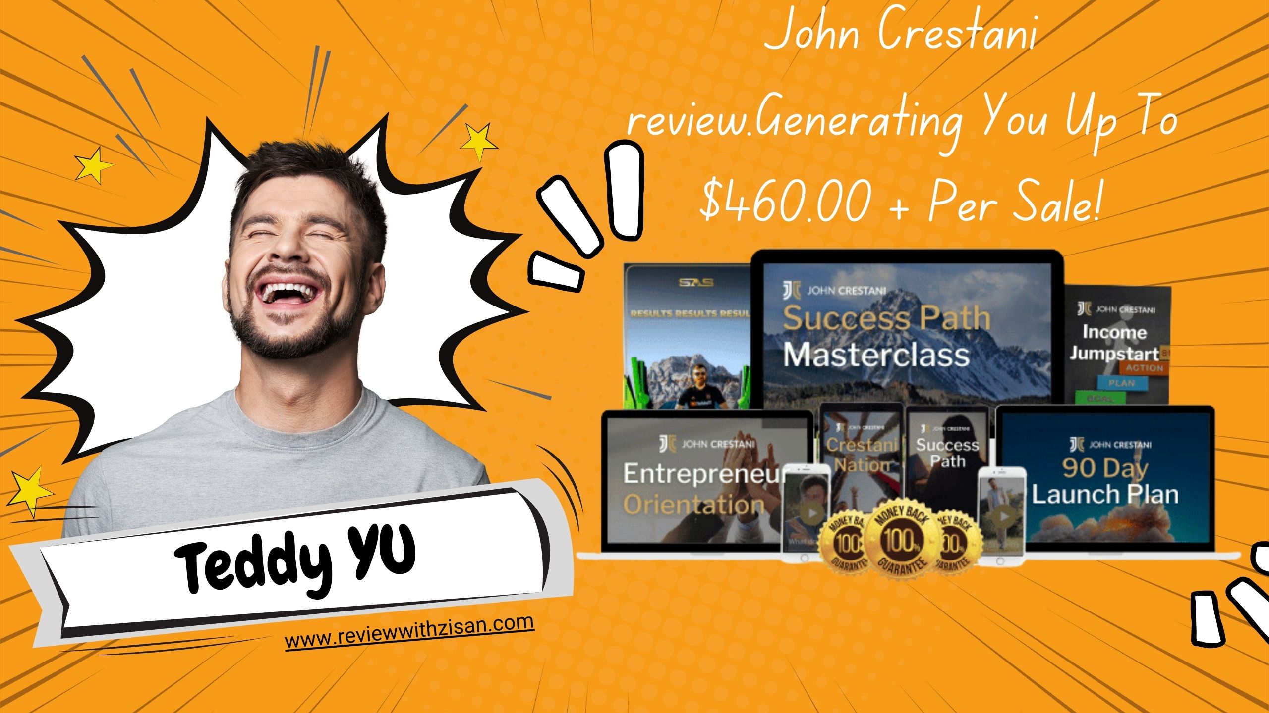 John Crestani review.Generating You Up To $460.00 + Per Sale!