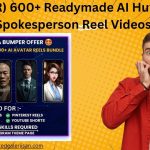 (PLR) 600+ Readymade AI Human Spokesperson Reel Videos!