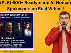 (PLR) 600+ Readymade AI Human Spokesperson Reel Videos!