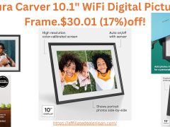 Aura Carver 10.1" WiFi Digital Picture Frame