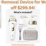 Hair Removal Device for Women.-21% off $299.94!