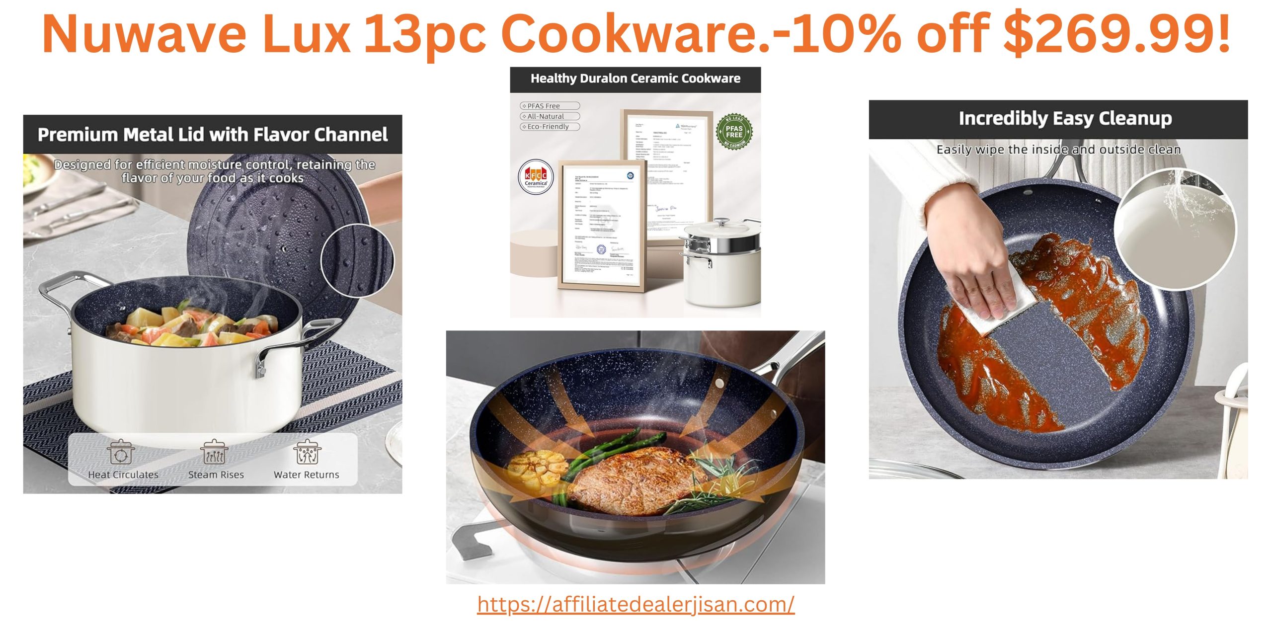 Nuwave Lux 13pc Cookware