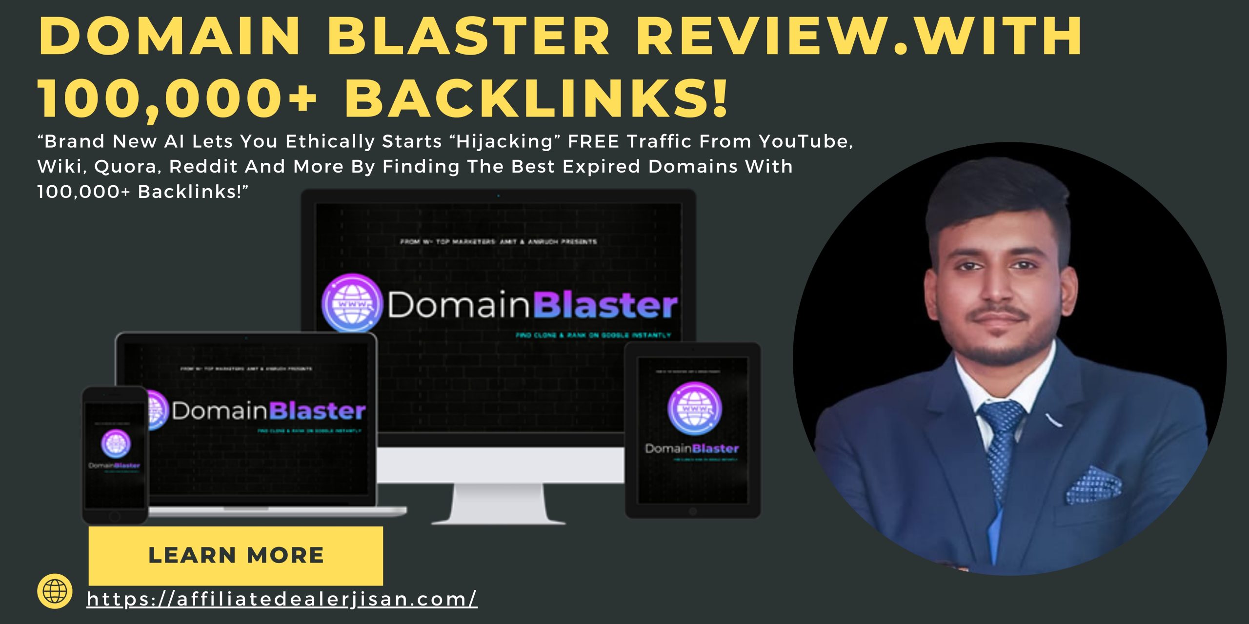 Domain Blaster Review.With 100,000+ Backlinks!