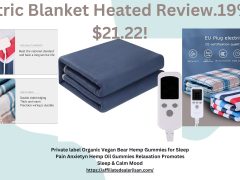 Electric Blanket Heated Review.19% off $21.22!