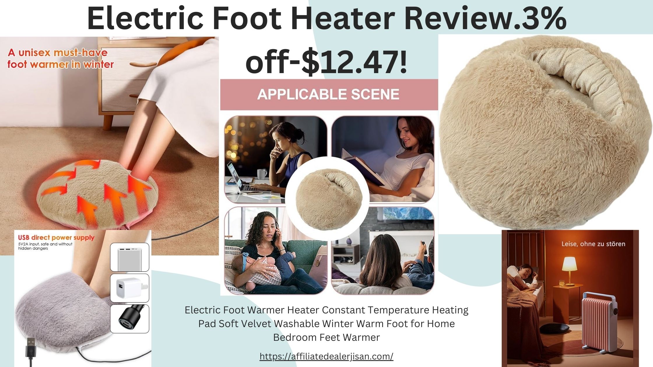 Electric Foot Heater Review.