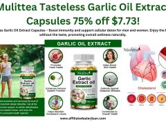 Mulittea Tasteless Garlic Oil Extract Capsules 75% off $7.73!