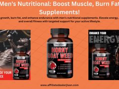 Men's Nutritional: Boost Muscle, Burn Fat Supplements!