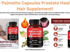 Saw Palmetto Capsules Prostate Health & Hair Supplement!